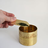 Nankei Brass Tea Scoop (Chasaji)