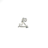 Metal incense holder shaped like a running monkey from the Chōjū-giga scrolls, inspired by Japan’s oldest manga artwork, used for traditional Japanese incense rituals.