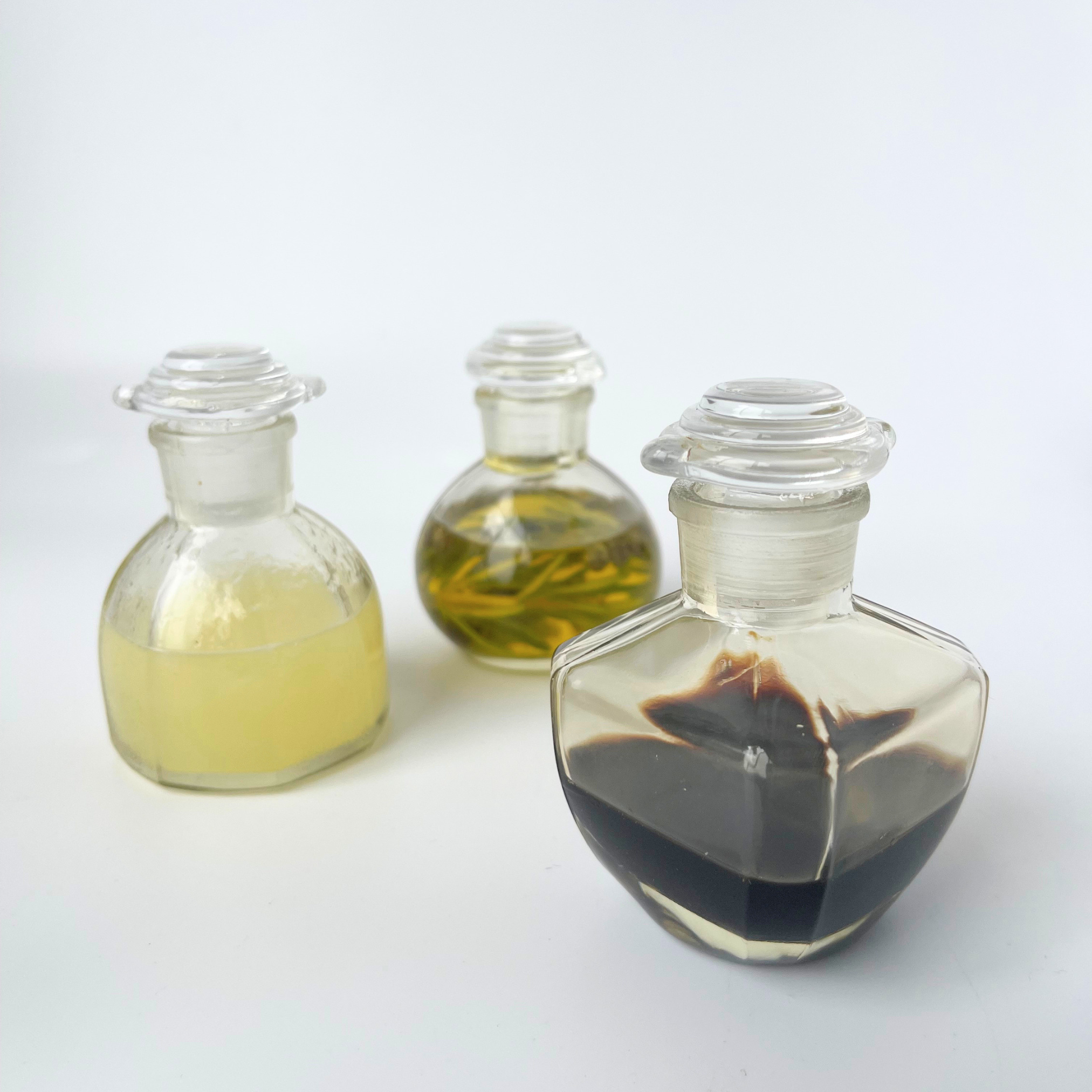 Hirota Heritage Glass Soy Sauce Dispensers — Small Trio