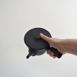 Nankei Sencha Kyusu Teapot — Black Clay 600ml