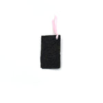 A single rectangular seaweed-textured bookmark with a pink ribbon, displayed against a clean white background.