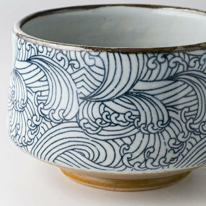 Aranami Matcha Bowl – Mino Ware