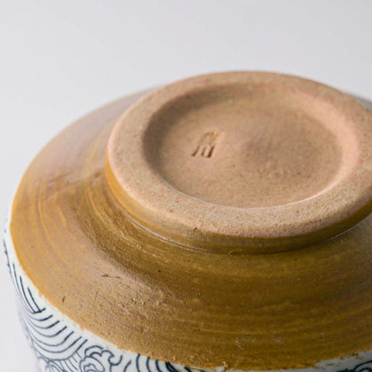 Aranami Matcha Bowl – Mino Ware