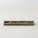 Botanical Motif Cutlery Rest — Amber
