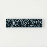 Botanical Motif Cutlery Rest — Navy