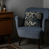 Furoshiki 100 – Isa Monyo “Pine” Reversible, Blue - Green & Deep Gray (Water - Repellent)