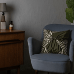 Furoshiki 100 – Isa Monyo “Yui” Reversible, Iron Black & Rikyu Green (Water - Repellent)