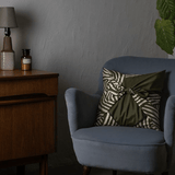 Furoshiki 100 – Isa Monyo “Yui” Reversible, Iron Black & Rikyu Green (Water - Repellent)