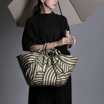 Furoshiki 100 – Isa Monyo “Yui” Reversible, Iron Black & Rikyu Green (Water - Repellent)