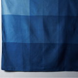 Furoshiki 100 – Naturally Indigo - Dyed Ichimatsu Gradation