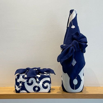 Furoshiki 100 – Tokolo Musubi PPP Karakusa Navy