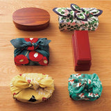 Furoshiki 48 – Yumeji Takehisa, Cat in Kerria Yamabuki Yellow