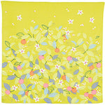 Furoshiki 70 – Hime Musubi Adeline Klam, Citrus Yellow (Organic Cotton)