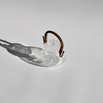 Glass Kyusu Teapot with Rattan Handle — 250ml