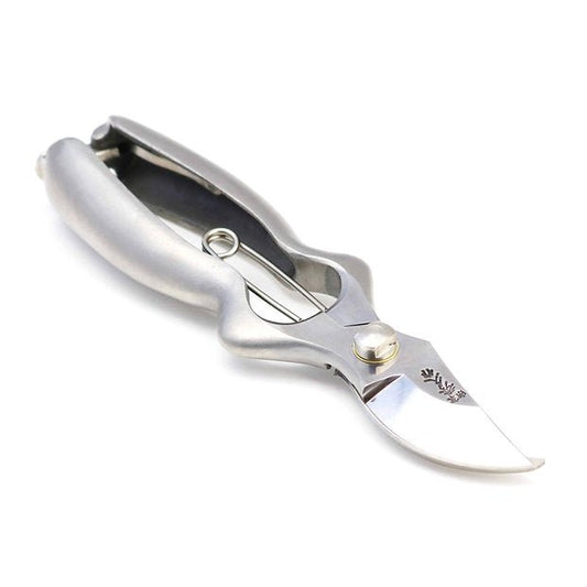 Hidehisa stainless steel garden pruners with ergonomic handle – Japanese precision pruning shears for gardening