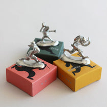 Choju Giga incense holders complete set featuring rabbit, frog, and monkey figures inspired by traditional Japanese scroll art.