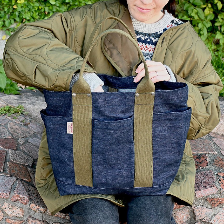 Japanese Denim Everyday Tote — Medium