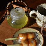 Glass Kyusu Teapot with Rattan Handle — 250ml