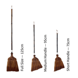 Japanese Shuro Angle Broom — Medium Handle 95cm