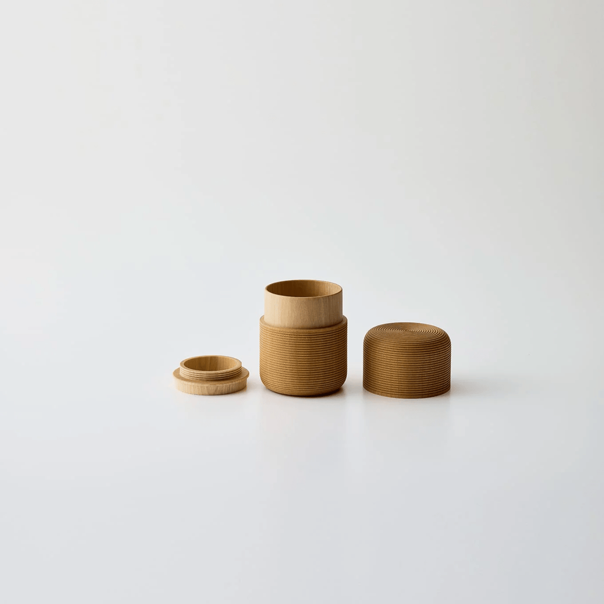 Karmi Tawara Tea Canister – Wooden Japanese Tea Storage for Tea, Coffee ...