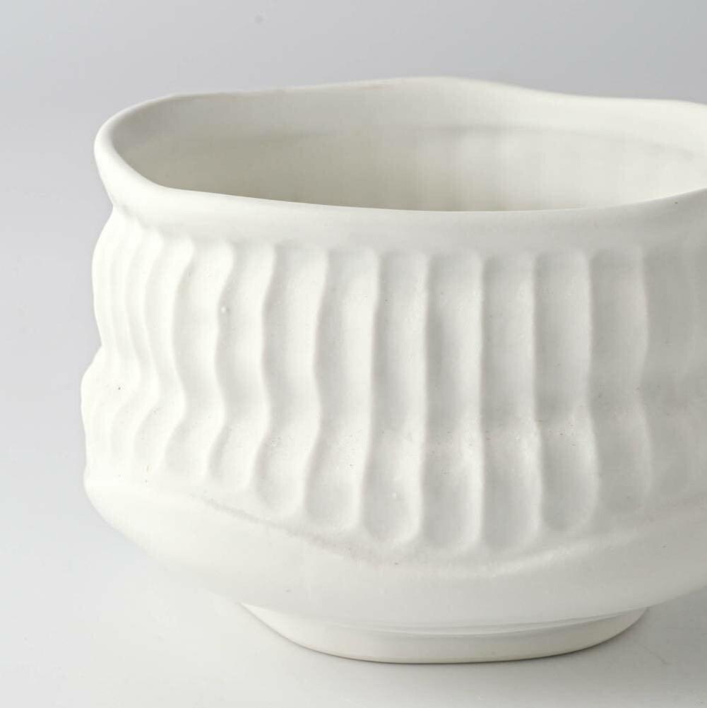 Koboku White Matcha Bowl – Mino Ware