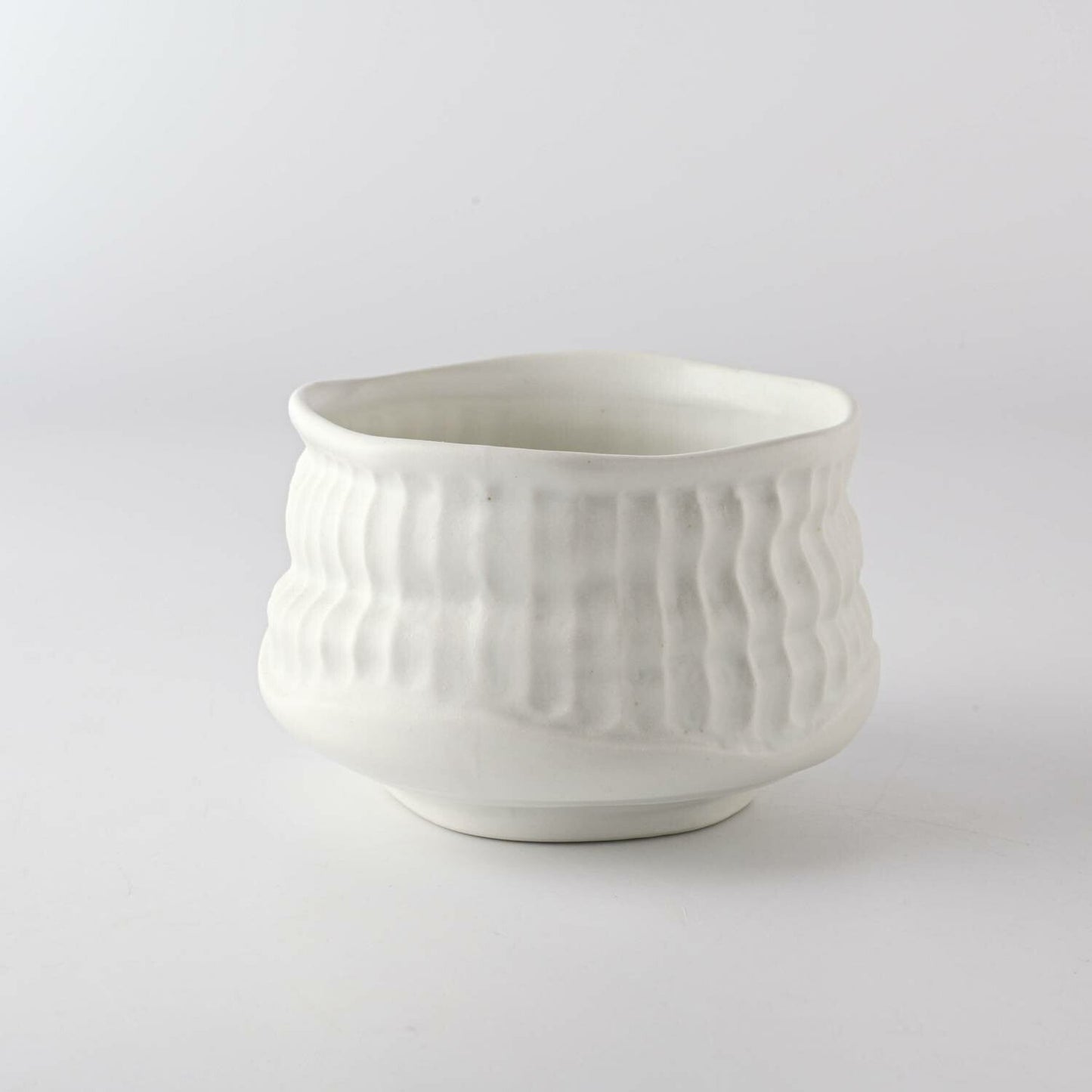 Koboku White Matcha Bowl – Mino Ware