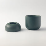KONARE Multi - Use Flower Vase with Lid, Moss