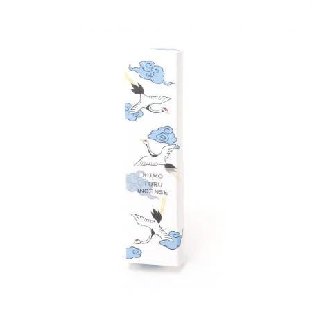 ENGIMONO Crane incense in crane-patterned packaging with washi wrapping