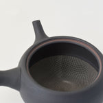 Nankei Apricot Kyusu Teapot — Black Clay 320ml
