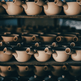 Nankei Apricot Kyusu Teapot — White Clay 320ml