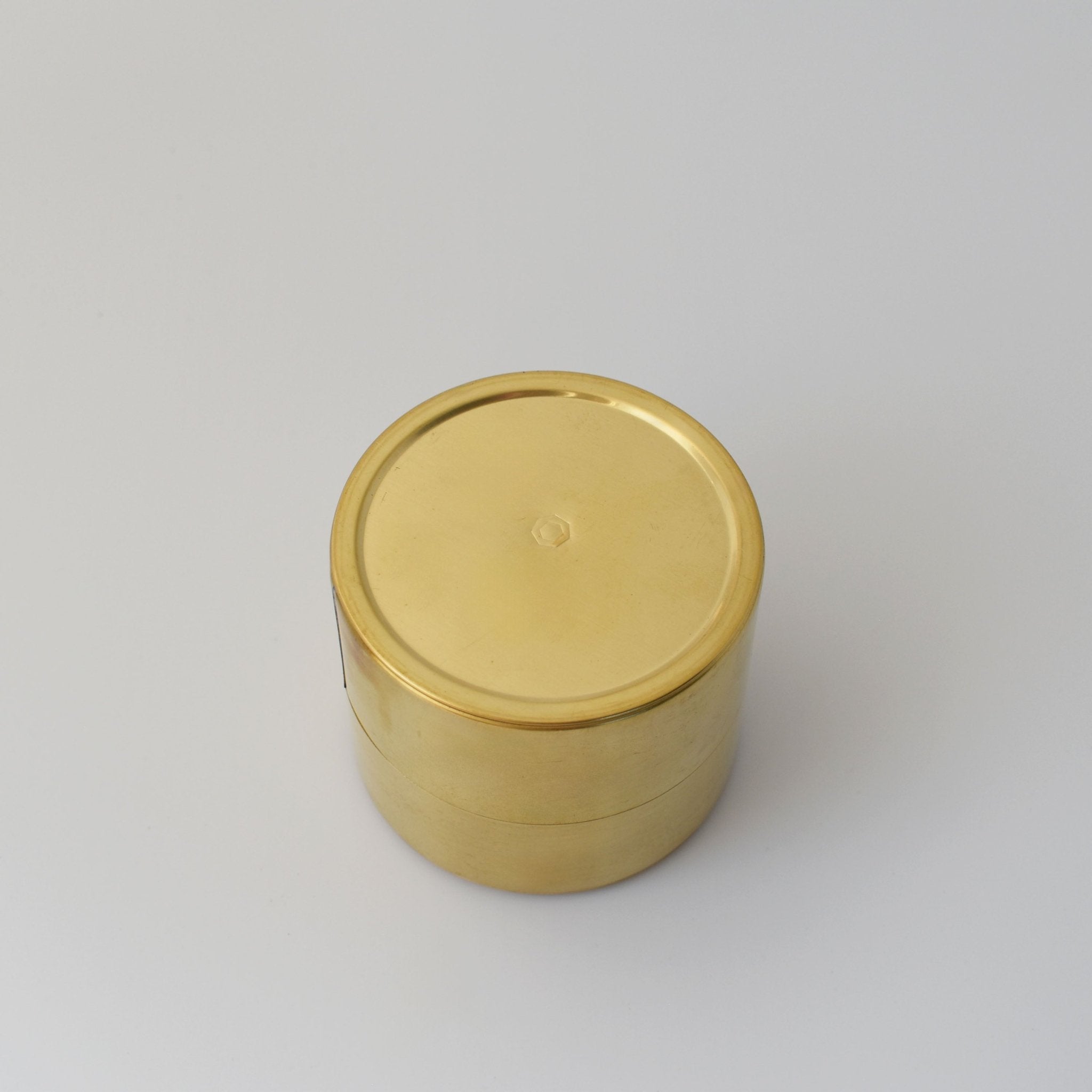 Nankei Brass Tea Caddy