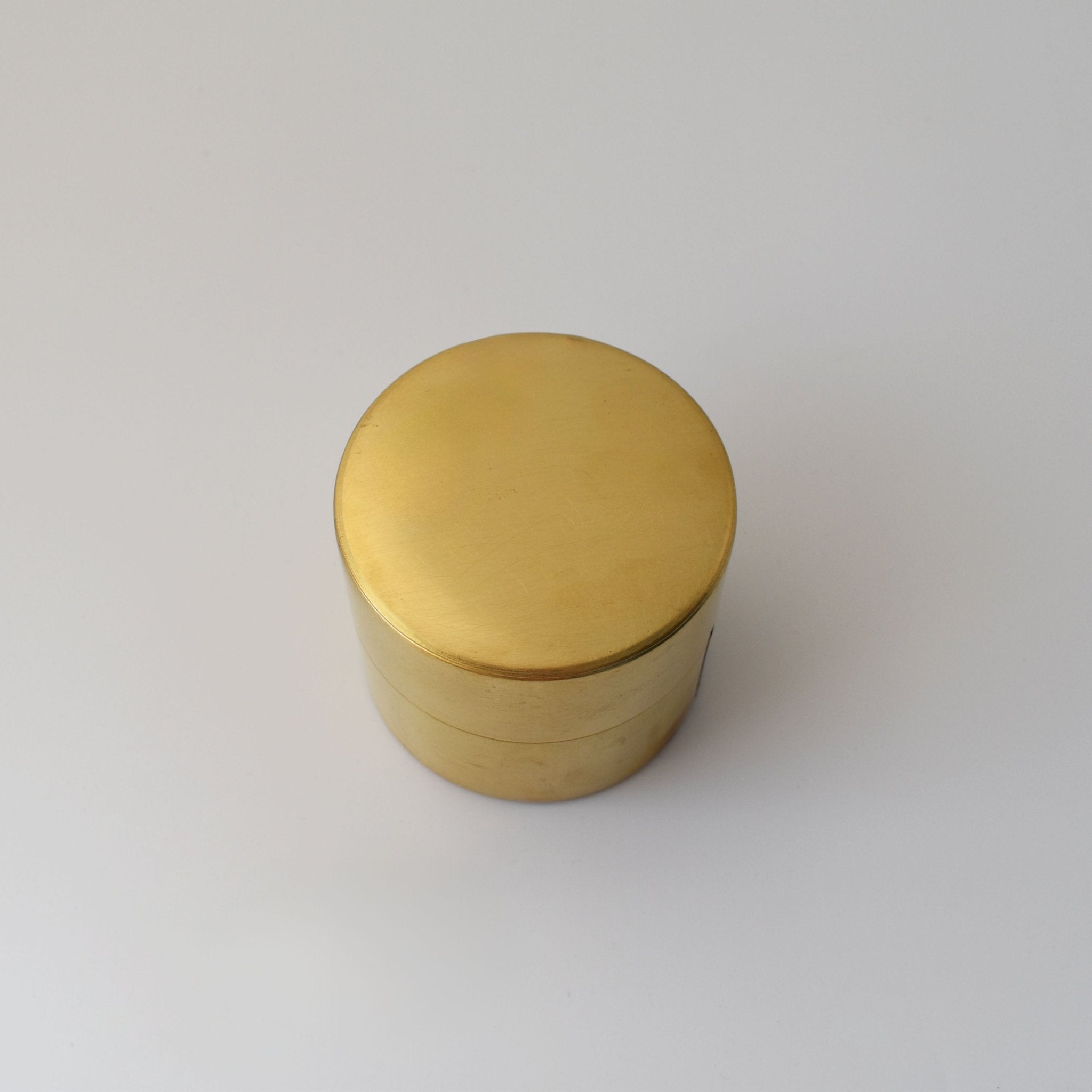 Nankei Brass Tea Caddy