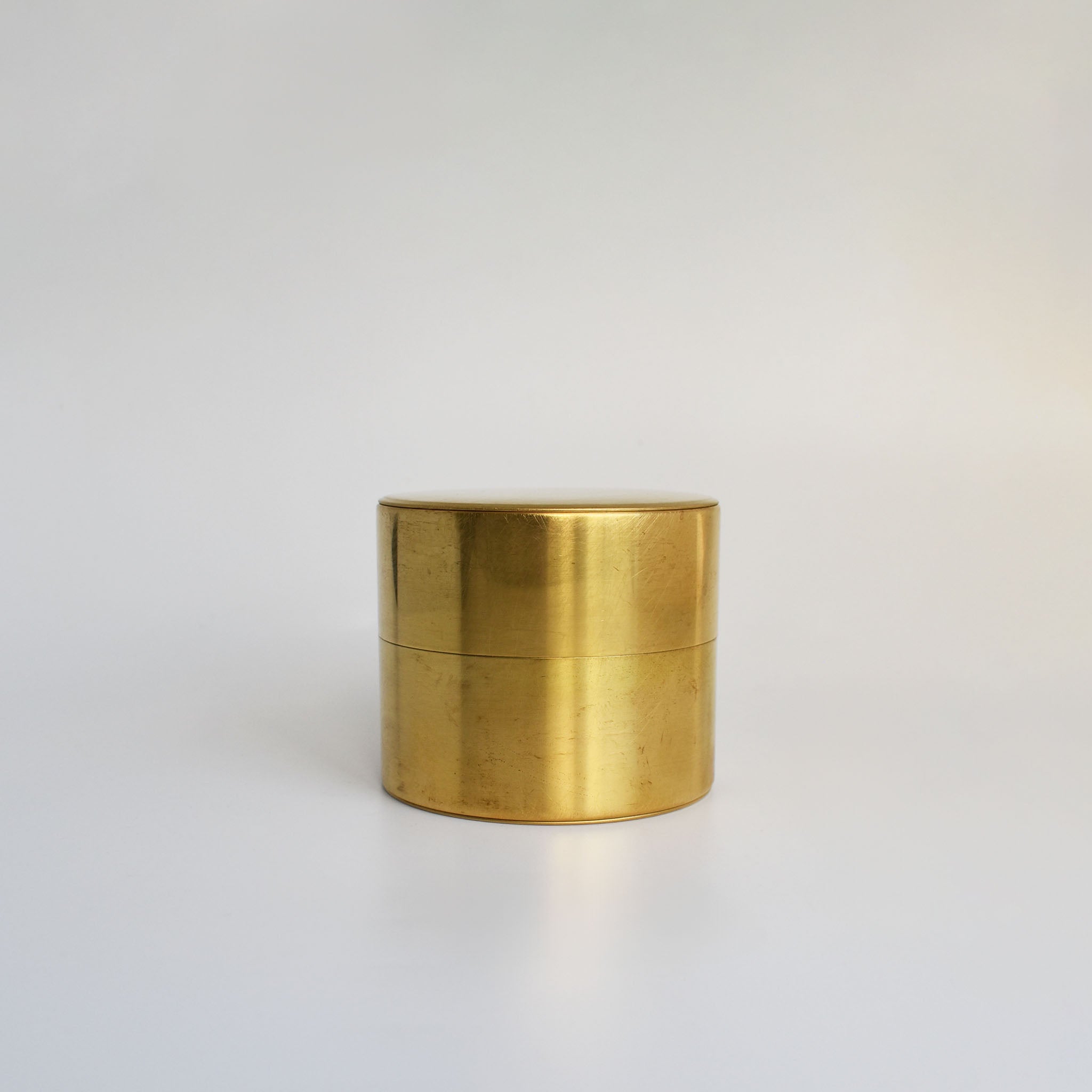 Nankei Brass Tea Caddy