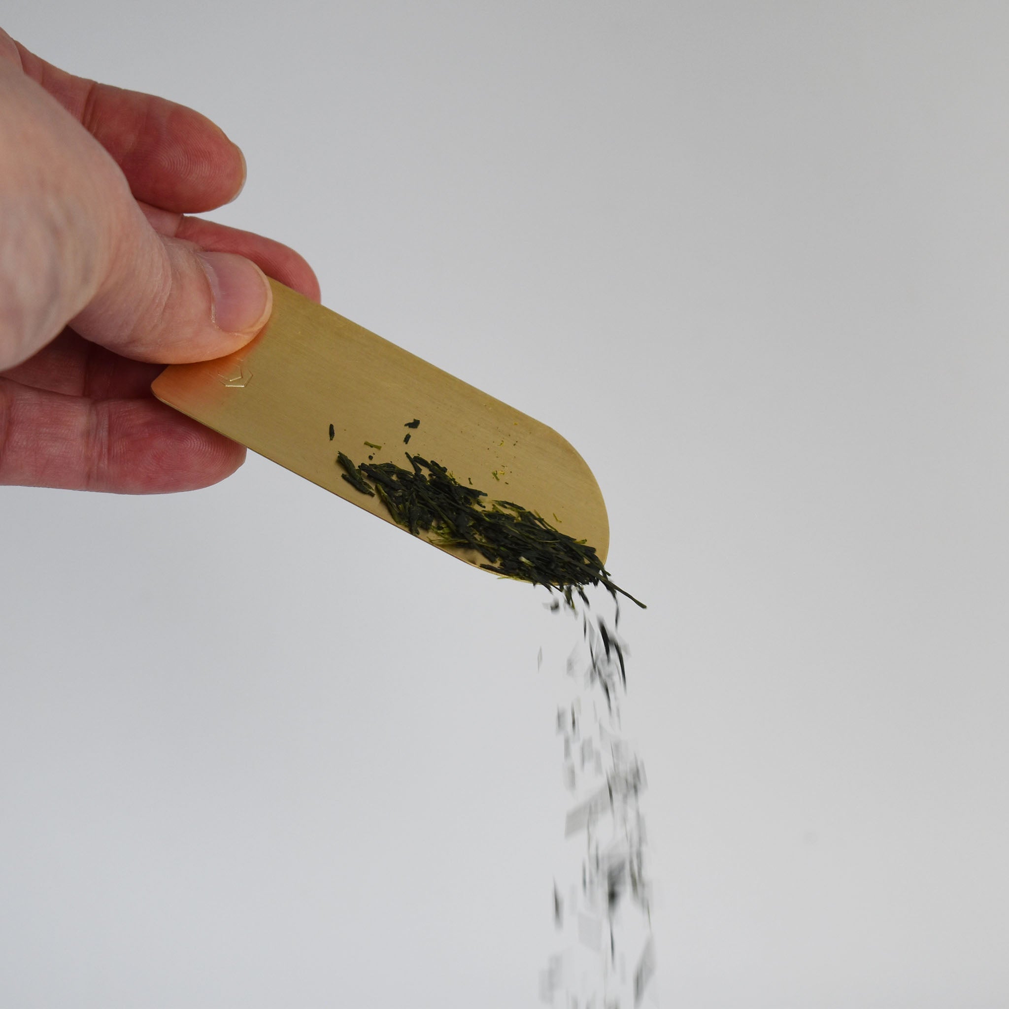 Nankei Brass Tea Scoop (Chasaji)