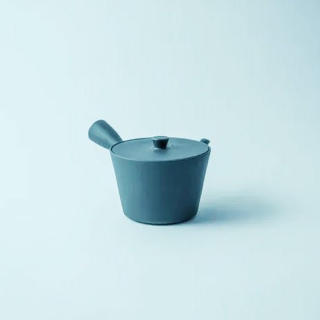Nankei Sencha Kyusu Teapot — Black Clay 600ml