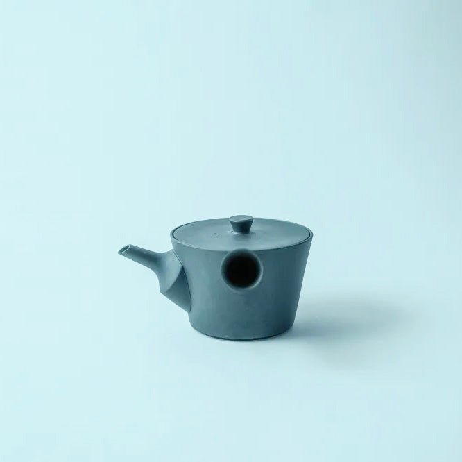 Nankei Sencha Kyusu Teapot — Black Clay 600ml
