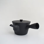 Nankei Sencha Kyusu Teapot — Black Clay 600ml
