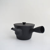 Nankei Sencha Kyusu Teapot — Black Clay 600ml