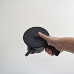 Nankei Sencha Kyusu Teapot — Black Clay 600ml