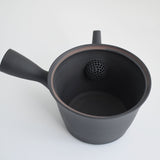Nankei Sencha Kyusu Teapot — Black Clay 600ml