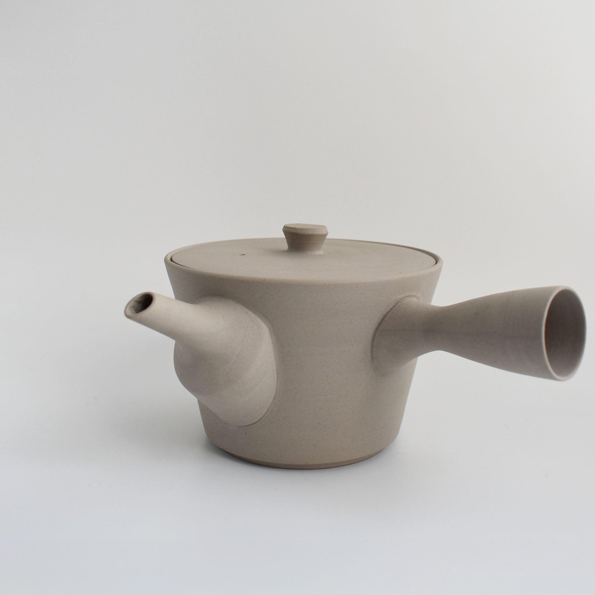Nankei Sencha Kyusu Teapot — White Clay 600ml
