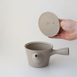 Nankei Sencha Kyusu Teapot — White Clay 600ml