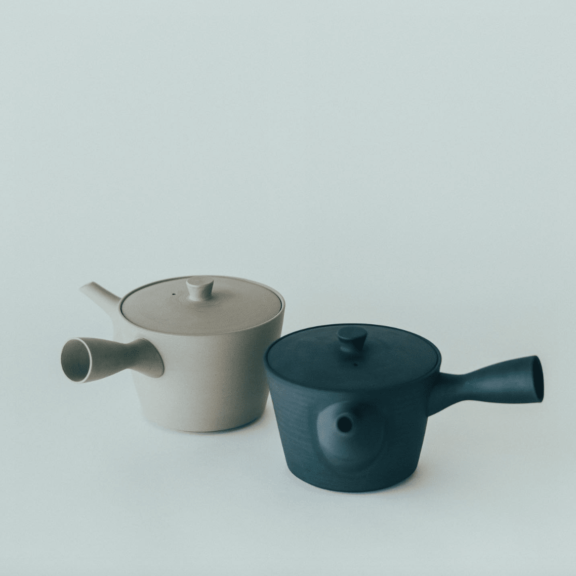 Nankei Sencha Kyusu Teapot — White Clay 600ml