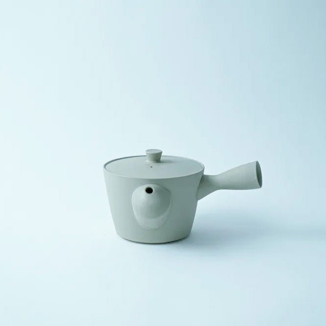 Nankei Sencha Kyusu Teapot — White Clay 600ml