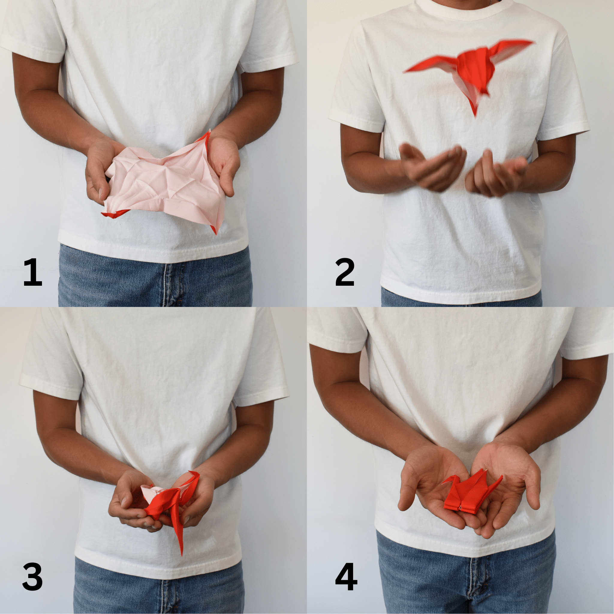Origami Lens Cloth by 100 percent – Crane Set
