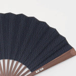 Sashiko - Stitched Indigo Folding Fan