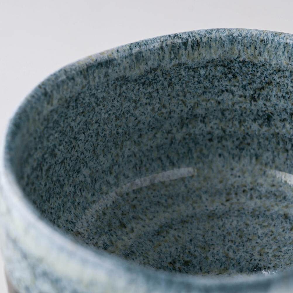 Seifu Blue Hand - Glazed Matcha Bowl – Mino Ware