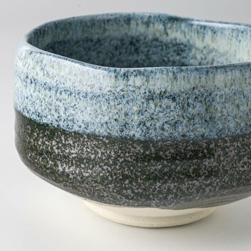 Seifu Blue Hand - Glazed Matcha Bowl – Mino Ware