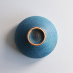 Shigaraki Matcha Bowl - Azure Blue Glaze