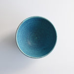 Shigaraki Matcha Bowl - Azure Blue Glaze
